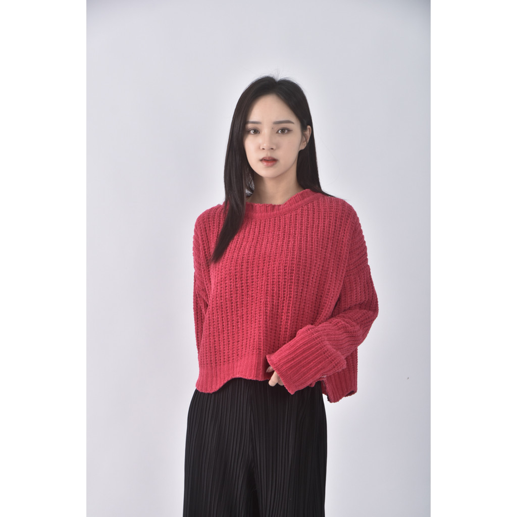 (2XL) pazzo保暖紅色毛衣二手衣, , large