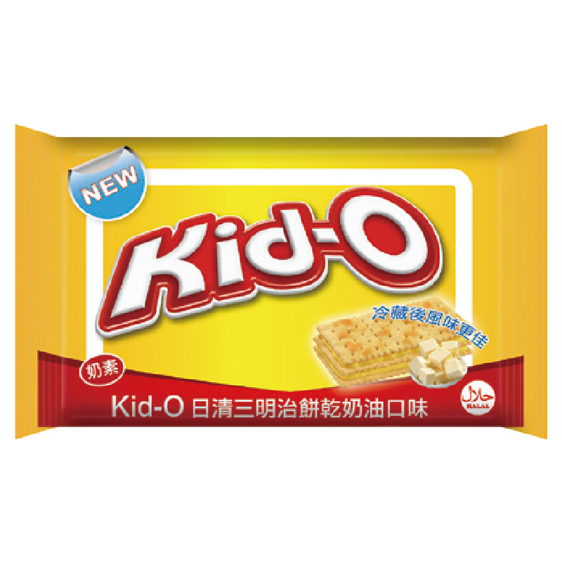 Kid O日清三明治餅乾 奶油口味 340g 家樂福線上購物