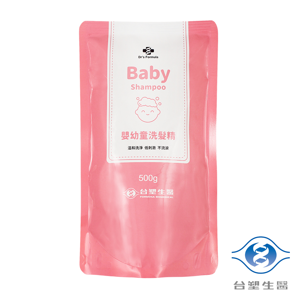 [淳安] 台塑生醫 嬰兒 沐浴精 補充包 500g X 3包 + 嬰幼童 洗髮精 補充包 500g X 3包 免運費, , large