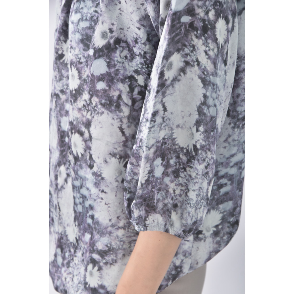 (S) just miss質感暈染紫色長袖上衣二手衣, , large