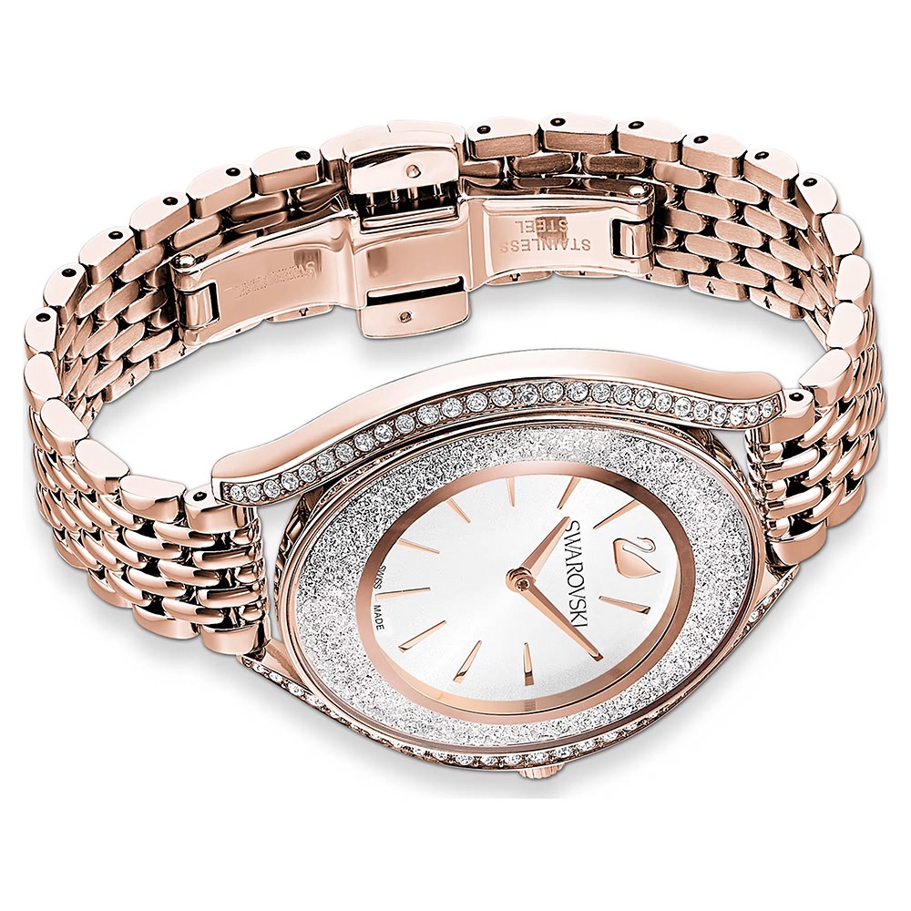 SWAROVSKI 施華洛世奇 Crystalline Aura 奢華水晶女錶 手錶-35.5mm(5519459), , large