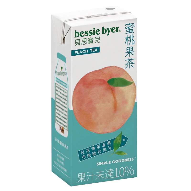 Bessie Byer Peach Tea tetra 330ml, , large