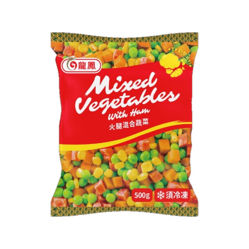 龍鳳冷凍蔬菜-火腿混蔬