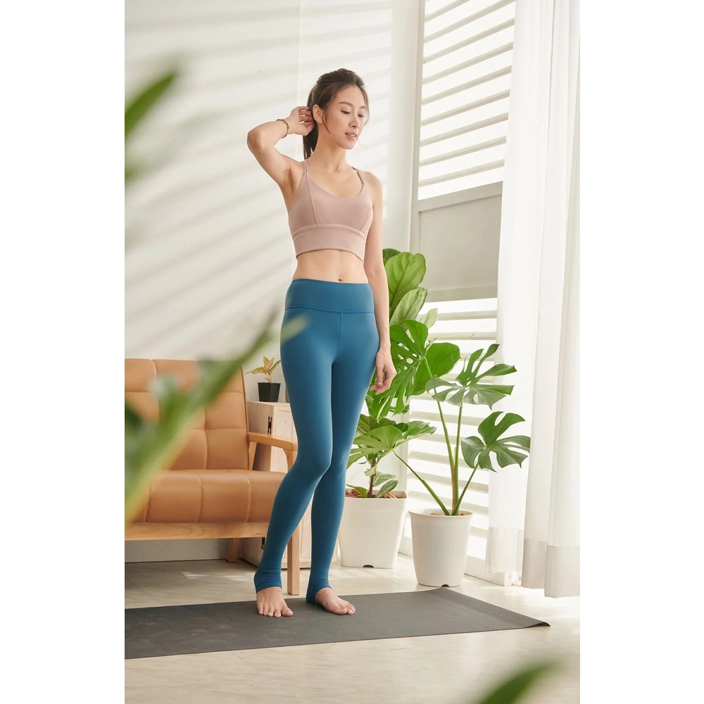 YOGA FLOW Alma Bra - 麻花短版上衣 - 迷霧粉 Apricot Pink, , large