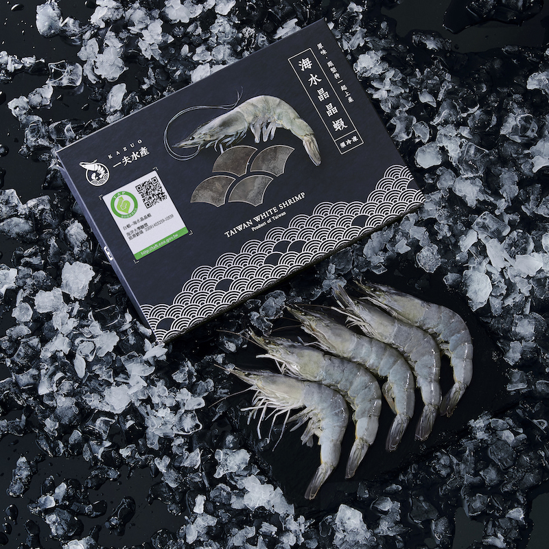 【一夫水產】【賞味期限2026.07.23】產銷履歷/海水晶晶蝦－M, , large