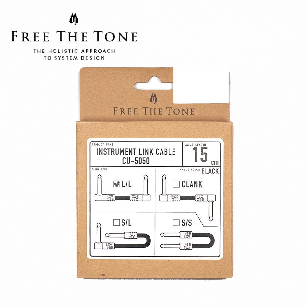 FREE THE TONE CU-5050 15 / 30 / 50cm LL 高級短導線 日本製【敦煌樂器】, , large