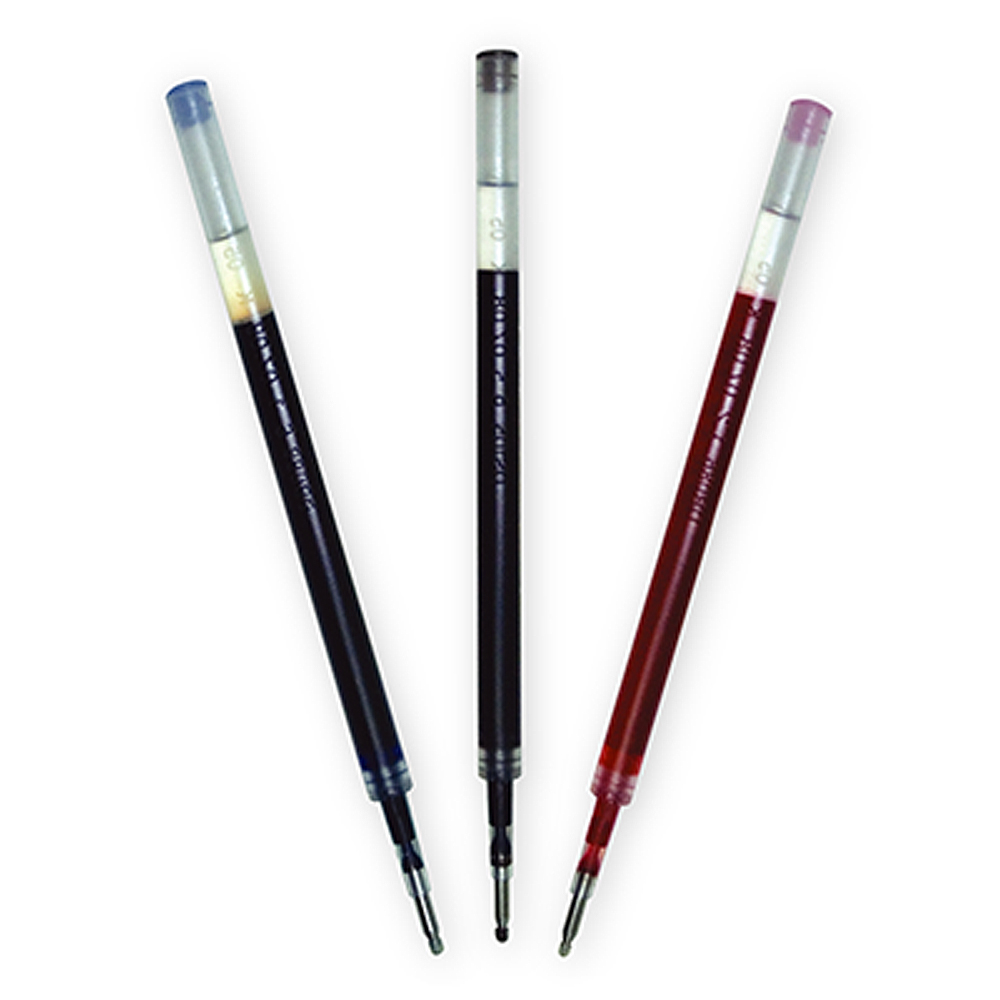 【O.B.】中性筆芯 0.38mm 藍/黑/紅芯 單色12支/組 OB-2538R 適用2538筆 - 多款可選, , large