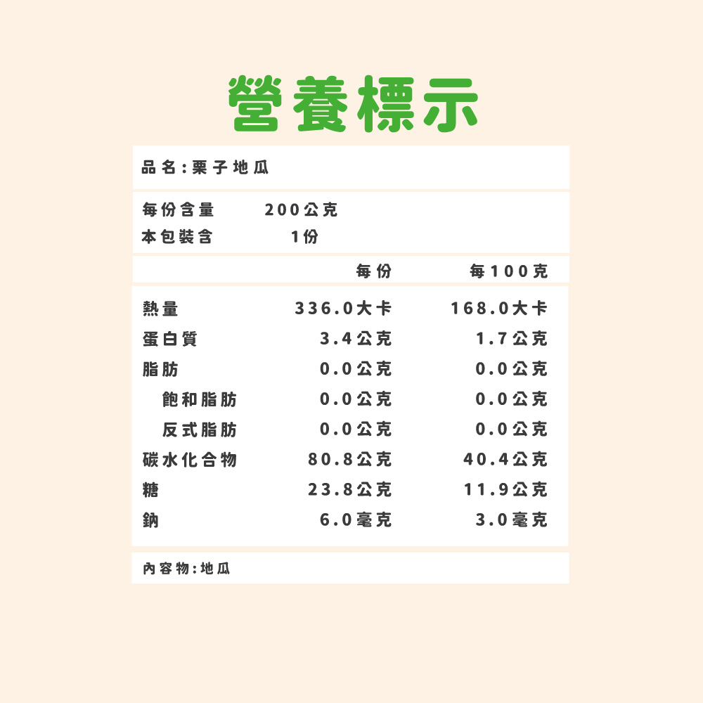 栗子地瓜, , large