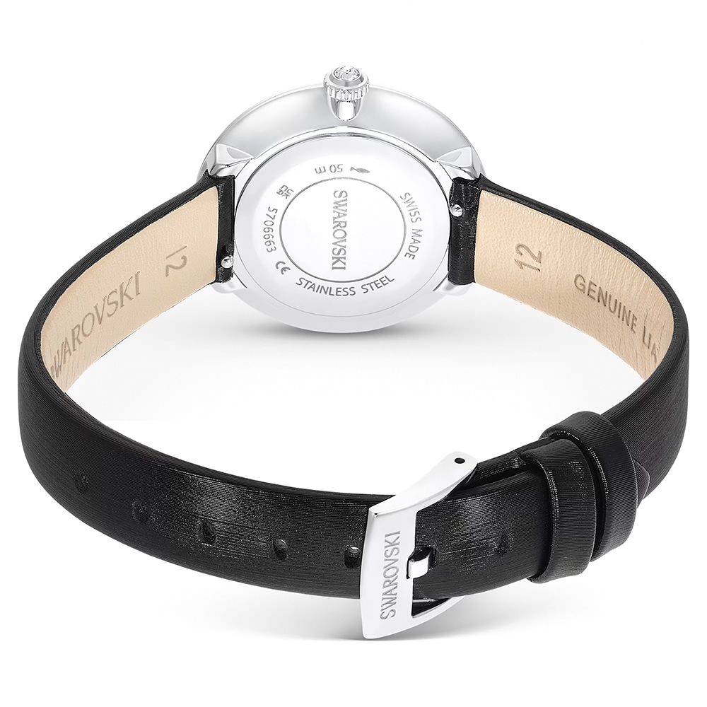 SWAROVSKI 施華洛世奇 Matrix Tennis 水晶錶圈手錶 女錶-30mm 送禮推薦 5706663, , large