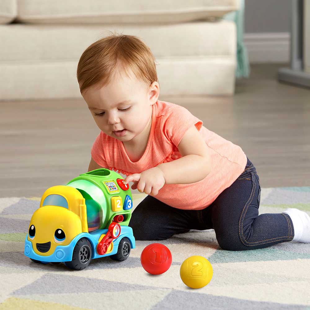 官方直營 【LeapFrog】美國跳跳蛙 繽紛滾色車 / 車子 / 玩具車 / 顏色學習 / 投球遊戲, , large
