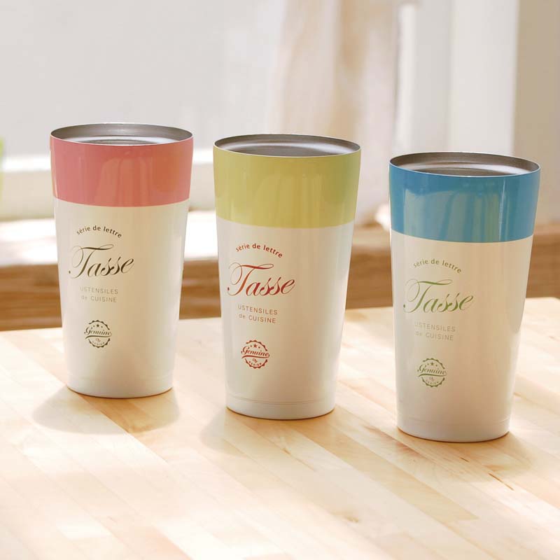 Paris Series Macaron Double-Wall Insulated Mug 375ml, , large