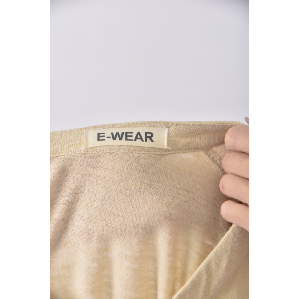 (F) e wear棉質純棉杏色洋裝二手衣, , large