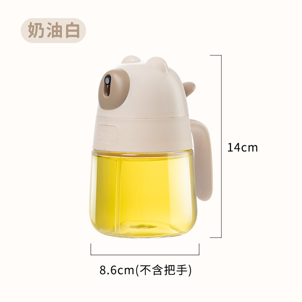 【WE CHAMP】小熊按壓式噴油瓶-300ML(噴油瓶 調料罐 噴霧油瓶), , large