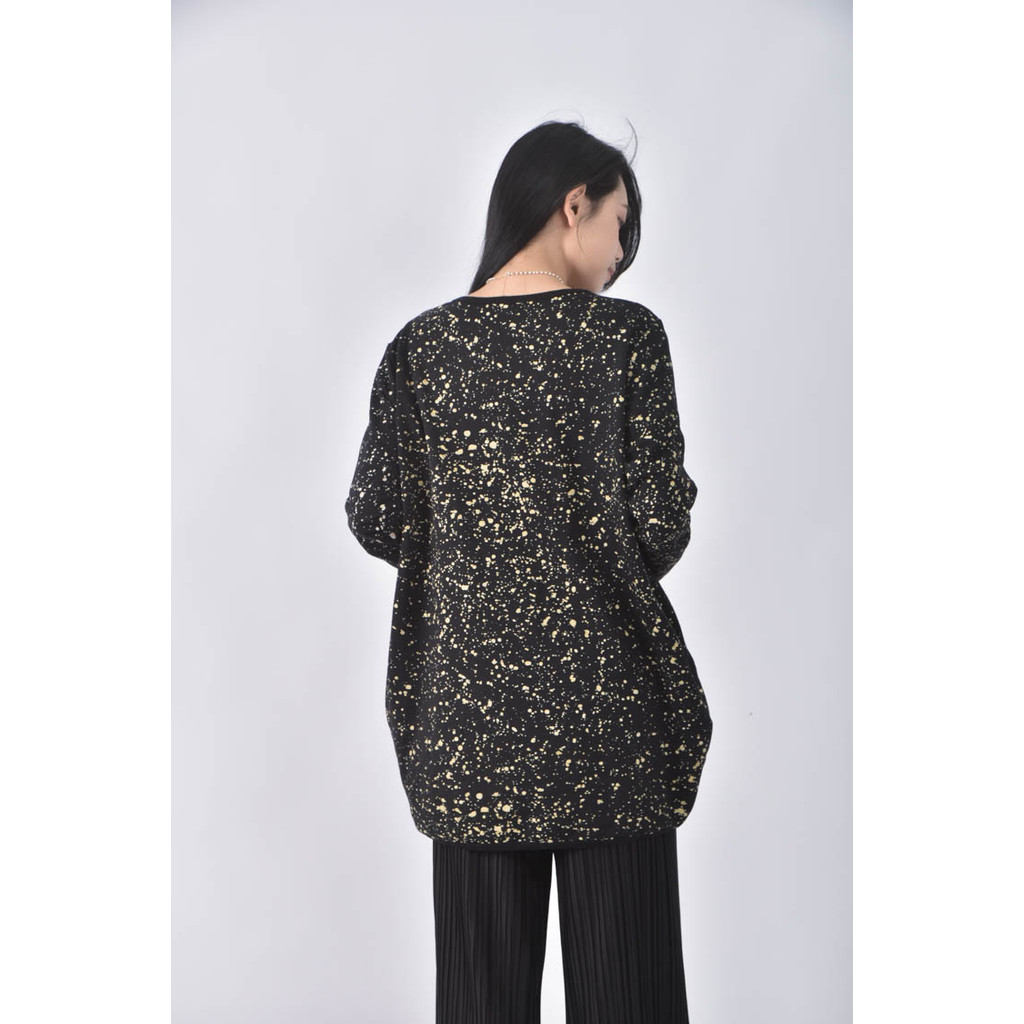 (XL) 大圖黑色長袖上衣二手衣, , large
