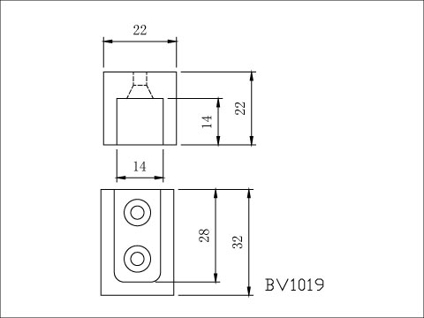 【協進五金】方形目玉(附螺絲)鋁拉絲, , large