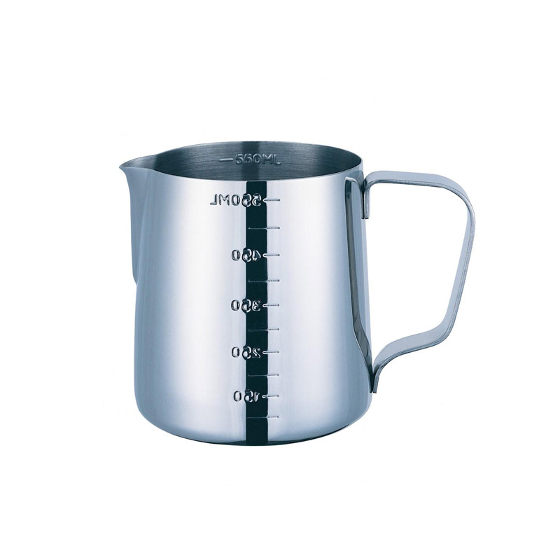 PEARL HORSE Stainless Steel Latte Art Cup with Scale 600cc – JA-S-081-600, , large