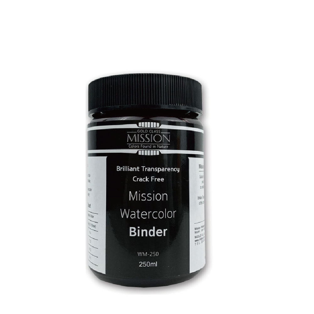【Mission】水彩 顏料 黏合劑 250ml / 瓶 MWM-250, , large