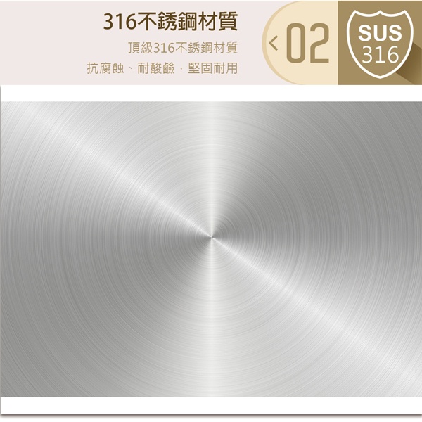 PERFECT 理想牌 極緻316不鏽鋼萬能鍋附蓋雙耳萬能鍋湯鍋厚1.0mm 22cm-Leidea樂德兒, , large