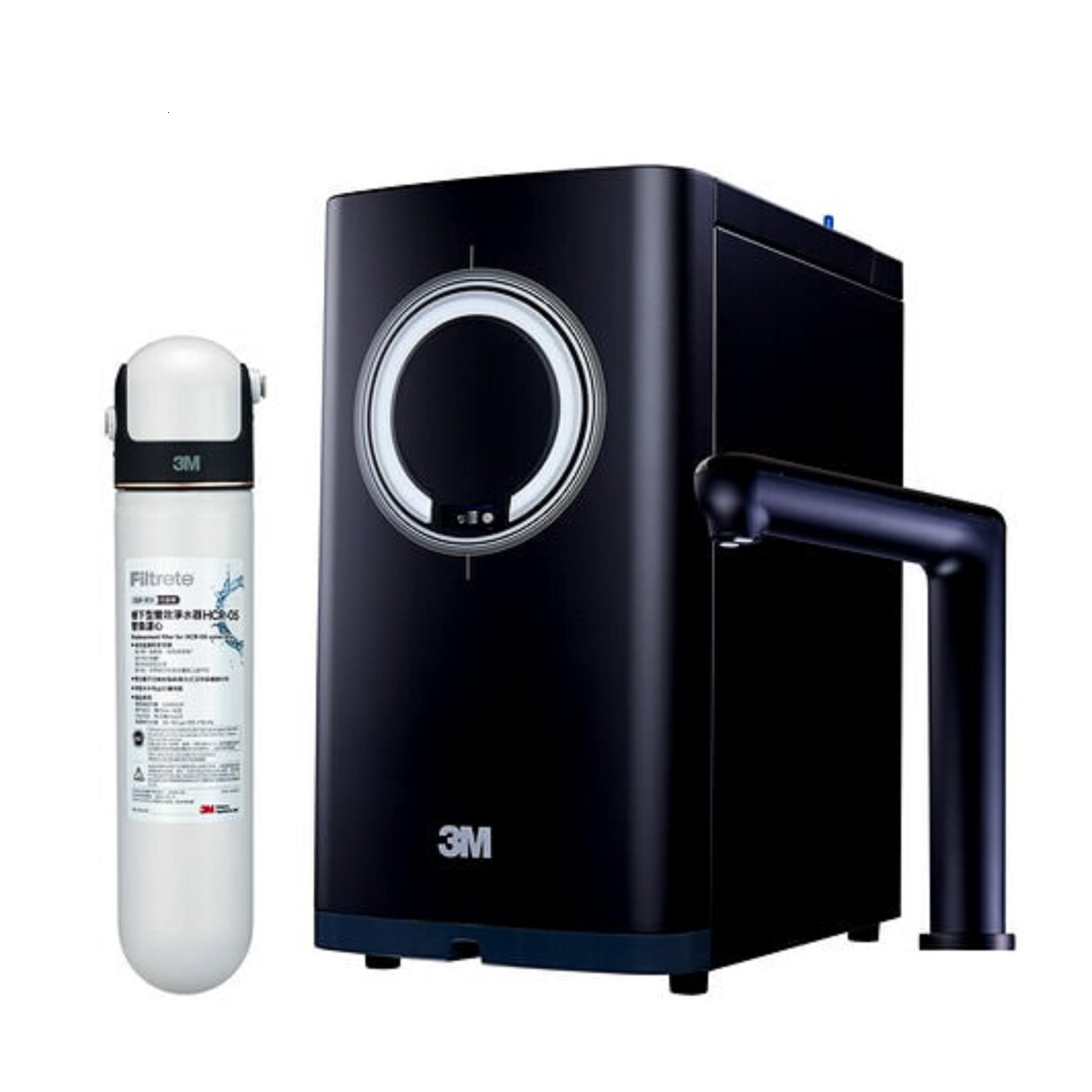 【3M 好水】HEAT3000變頻觸控式熱飲機雙溫淨水組(搭贈3M 前置PP過濾系統乙組(安裝貨到))