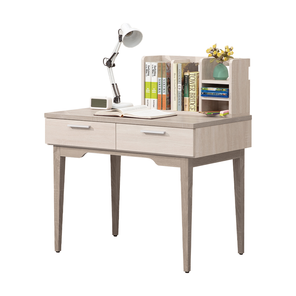 【唯熙傢俱】海瑟薇雙色3.3尺書桌