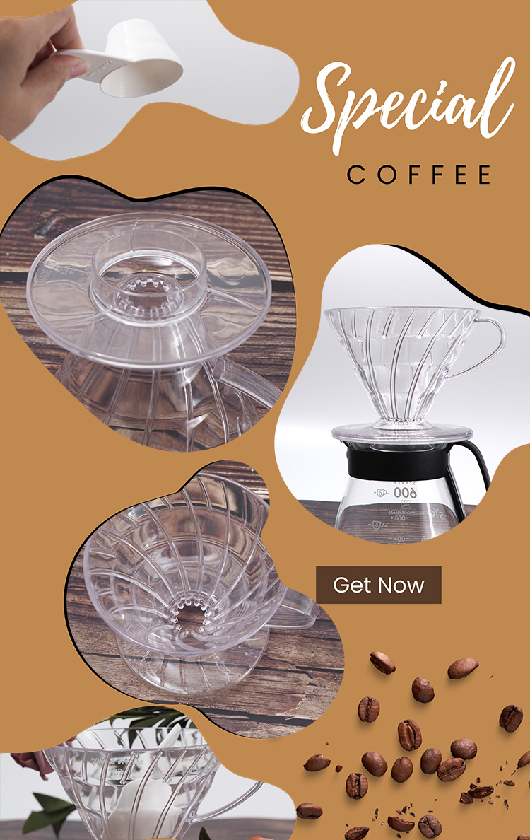 寶馬牌PP錐形咖啡濾器-1~4人用-2入, , large