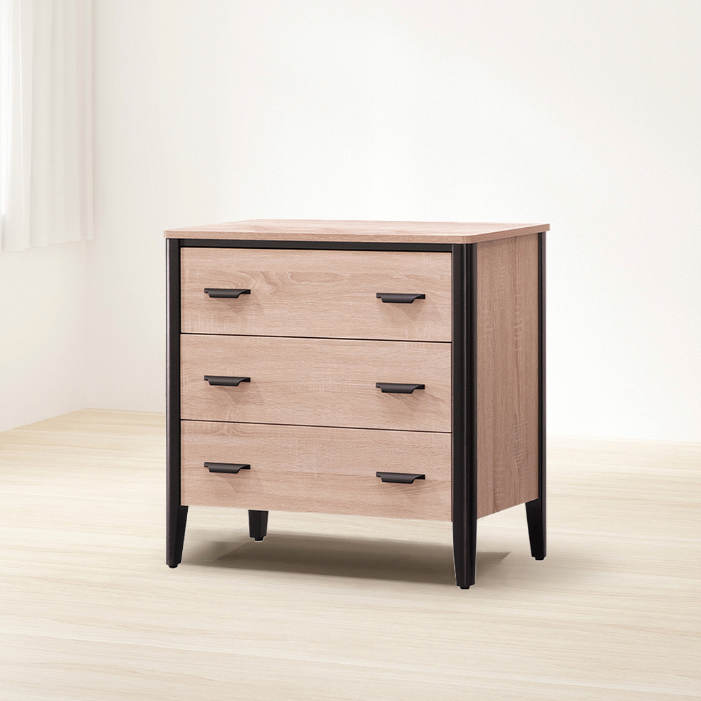 【唯熙傢俱】威尼斯橡木色三斗櫃 抽屜櫃, , large