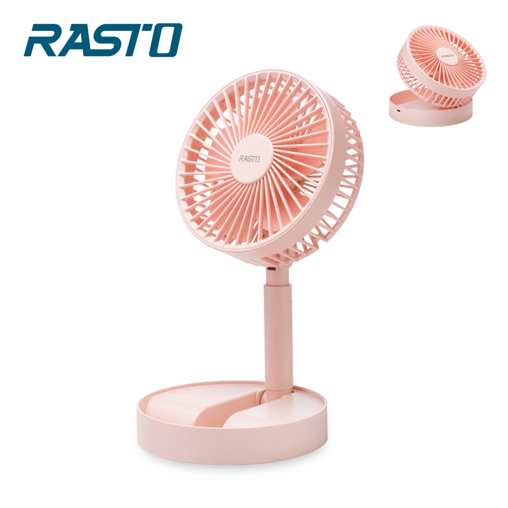 RASTO RK8 Foldable & Rechargeable Desk Stand Fan-PK, , large