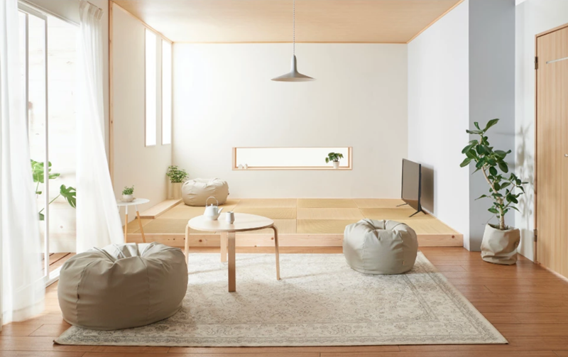 Egg Bean bag , 淺灰, large