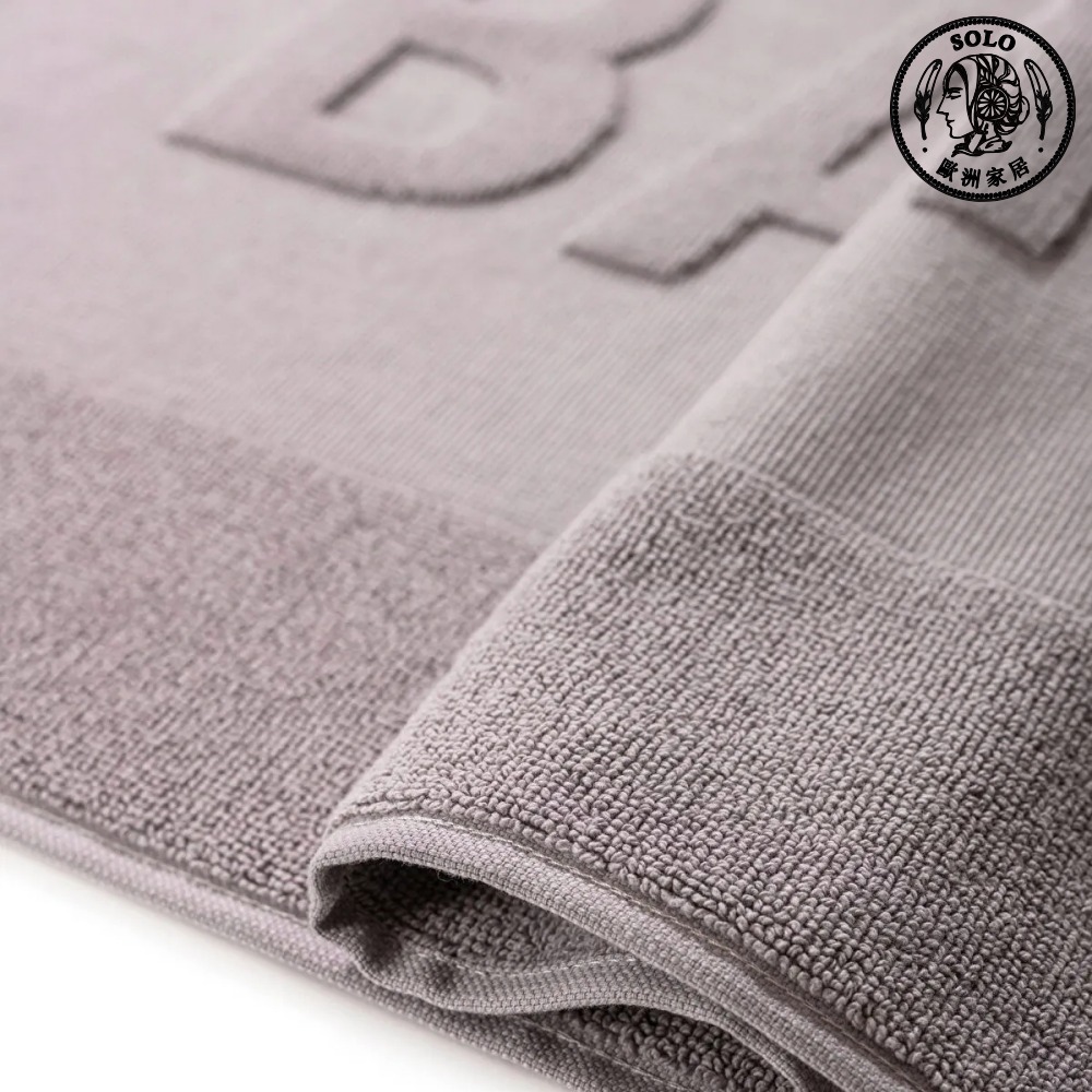 【SOLO Vintage】LCW Home 50x70cm Black Bathroom Floor Mat 100% Cotton Made in Turkey, , large