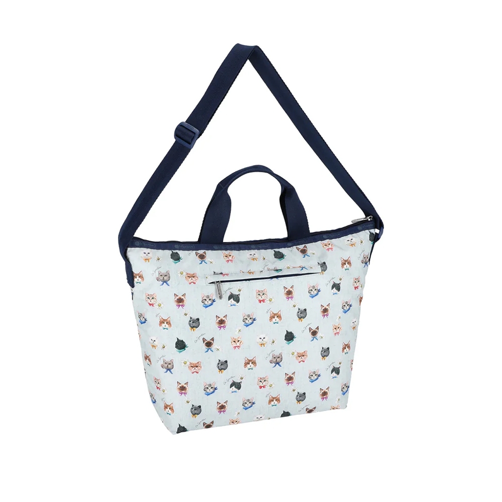 |快速出貨|Lesportsac Deluxe Easy Carry Tote 兩用托特包 送禮-晴空貓語, , large