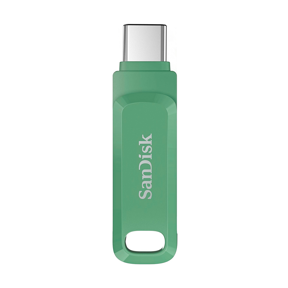 【SanDisk】Ultra GO 1TB 草本綠 TYPE-C USB 3.2 雙用 OTG 旋轉隨身碟 讀取速度 400MB/s, , large