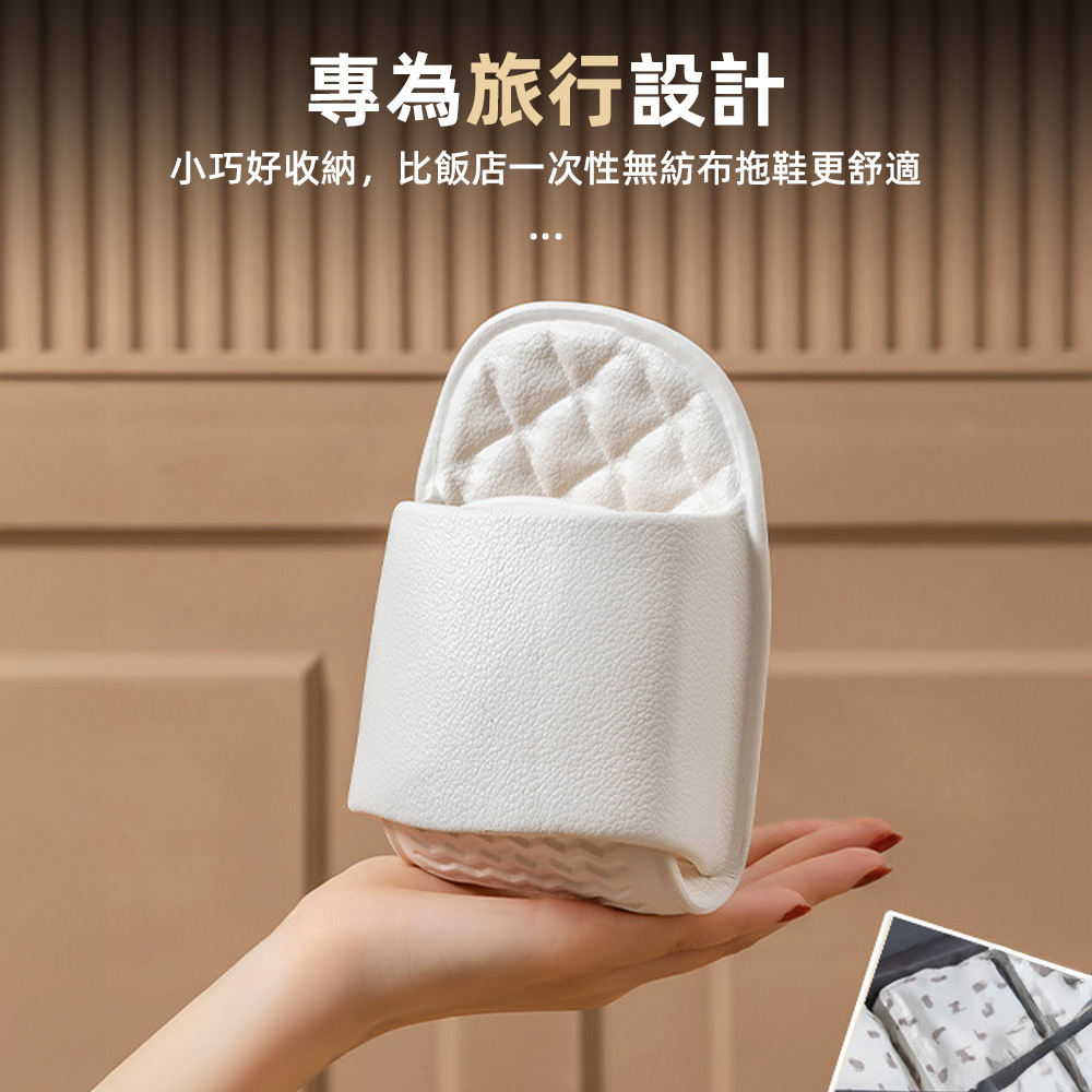 【上手家居】折疊拖鞋 S 36-38碼(室內拖鞋/旅行拖鞋/飯店拖鞋/一次性拖鞋/摺疊拖鞋), , large