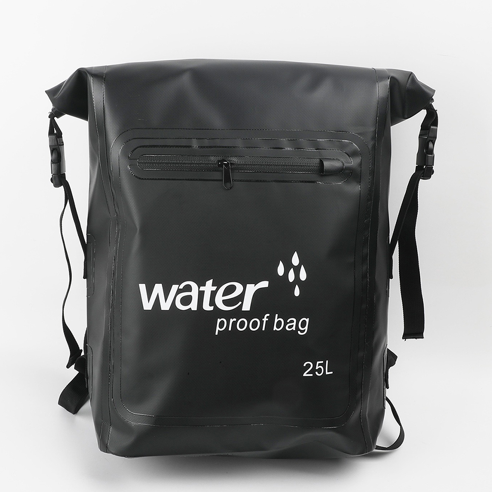 【SV61208】25L大容量 戶外防水雙肩包 溯溪漂流游泳潛水包 潛水PVC防水收納袋 乾溼分離 後背包