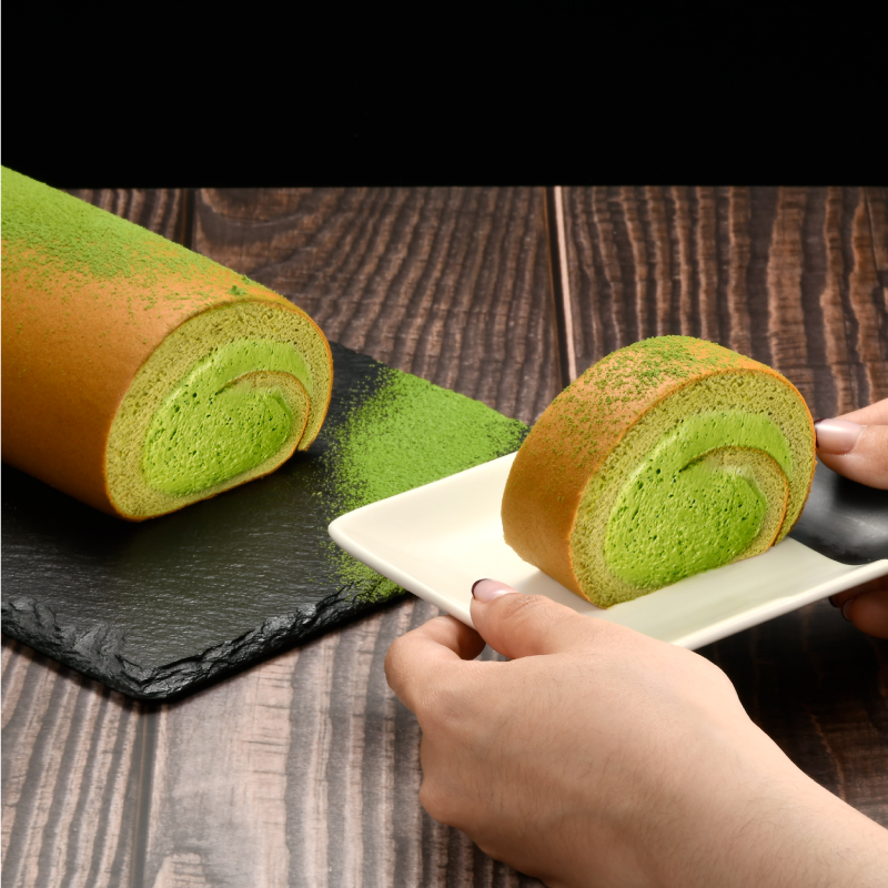 【Yannick 】 Rich Matcha Cream Roll  Cake(12CM / Roll), , large
