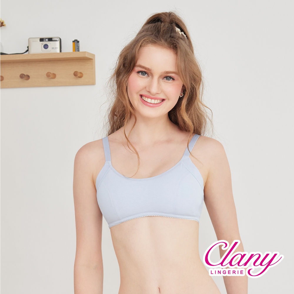 【可蘭霓Clany】台灣製抑菌竹纖維棉柔無鋼圈胸衣 S-Q/2XL無感內衣 8051-61 極簡灰, , large