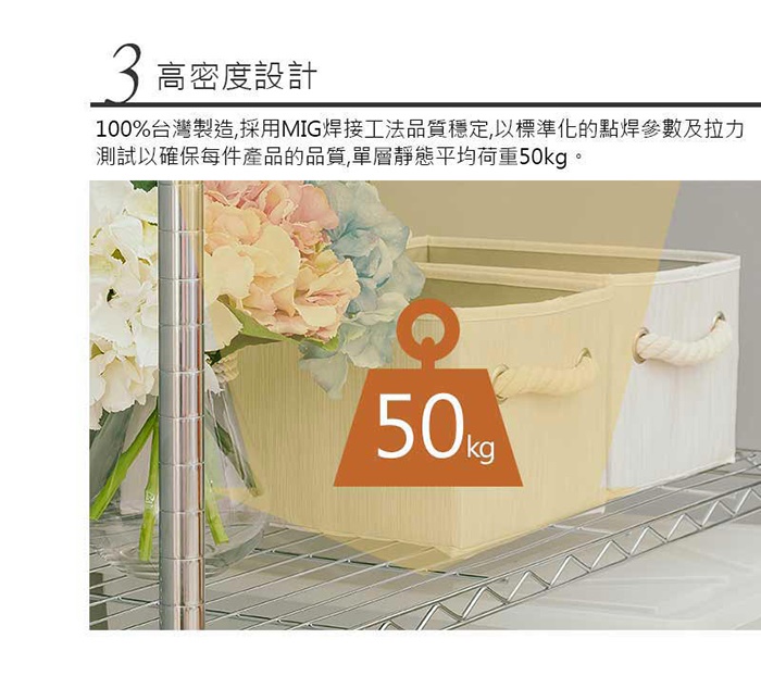 【Y HOUSE】90x35x120cm Lightweight Three-layer Iron Rack Iron Rack Shelf-Electroplating, , large