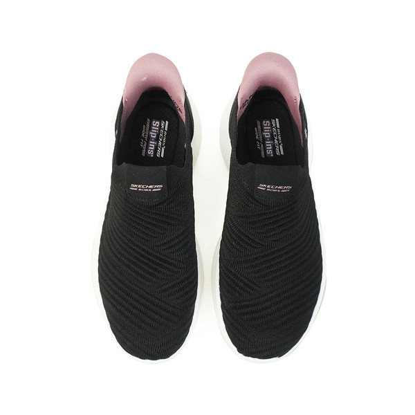 Kixpress-Skechers Bobs Infinity 女 運動休閒鞋 寬楦 舒適 黑 [117508WBLK], , large