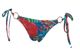 QXHEE.T. 台灣製．性感綁帶低腰泳褲QX-A06b 炫耀紅S, , large