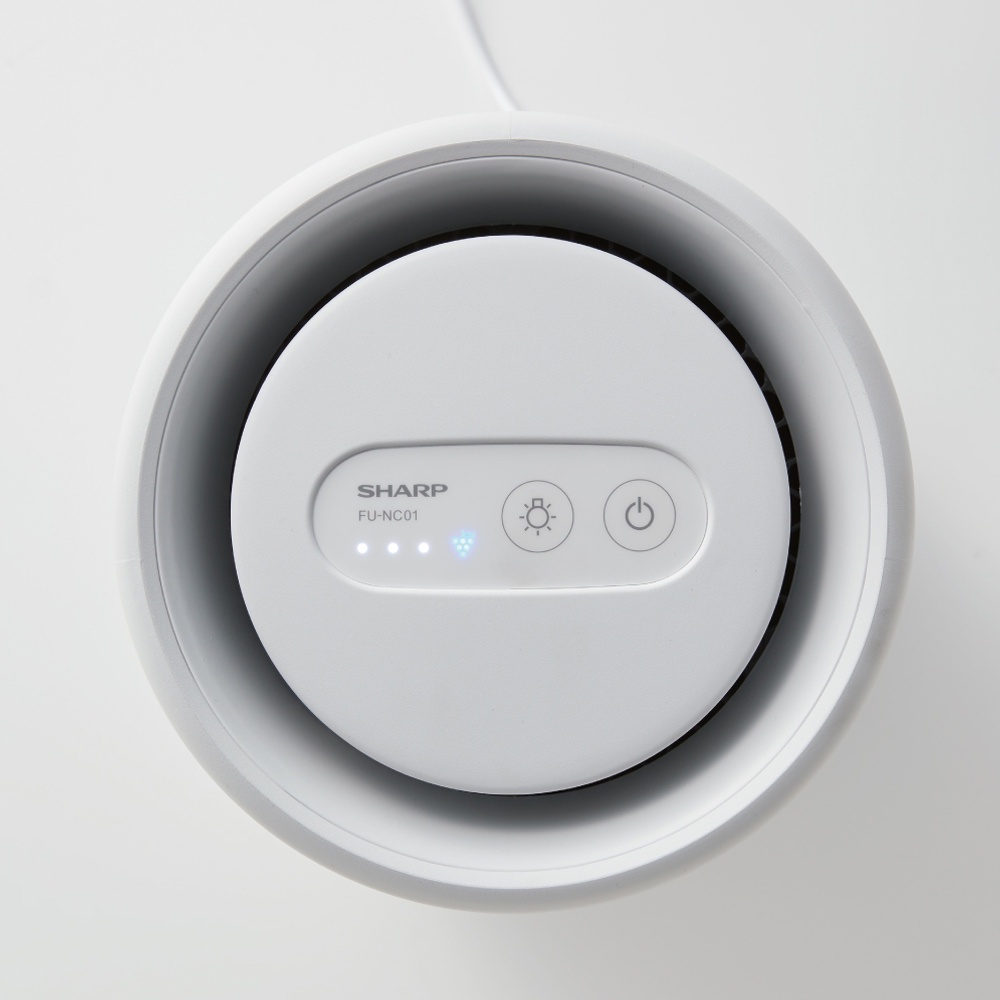 SHARP 夏普 360°呼吸式圓柱空氣清淨機 FU-NC01-W, , large