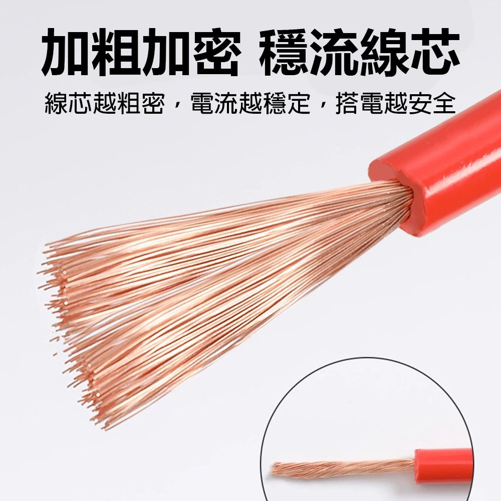 Car jumper cable - 2.5m 1000A clip-on style - OPP bag, , large