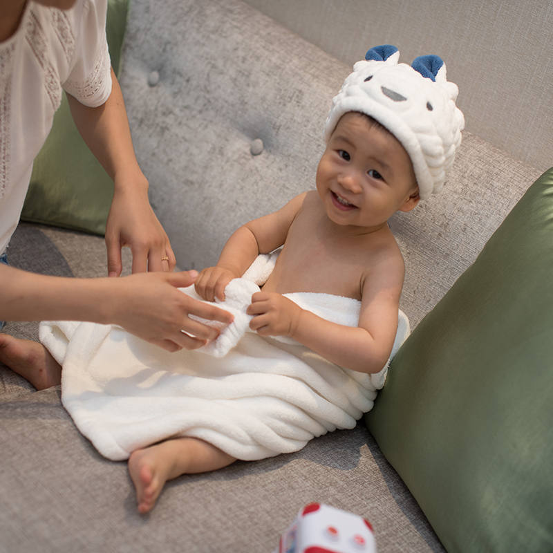 【CB JAPAN】動物造型超細纖維浴帽, , large