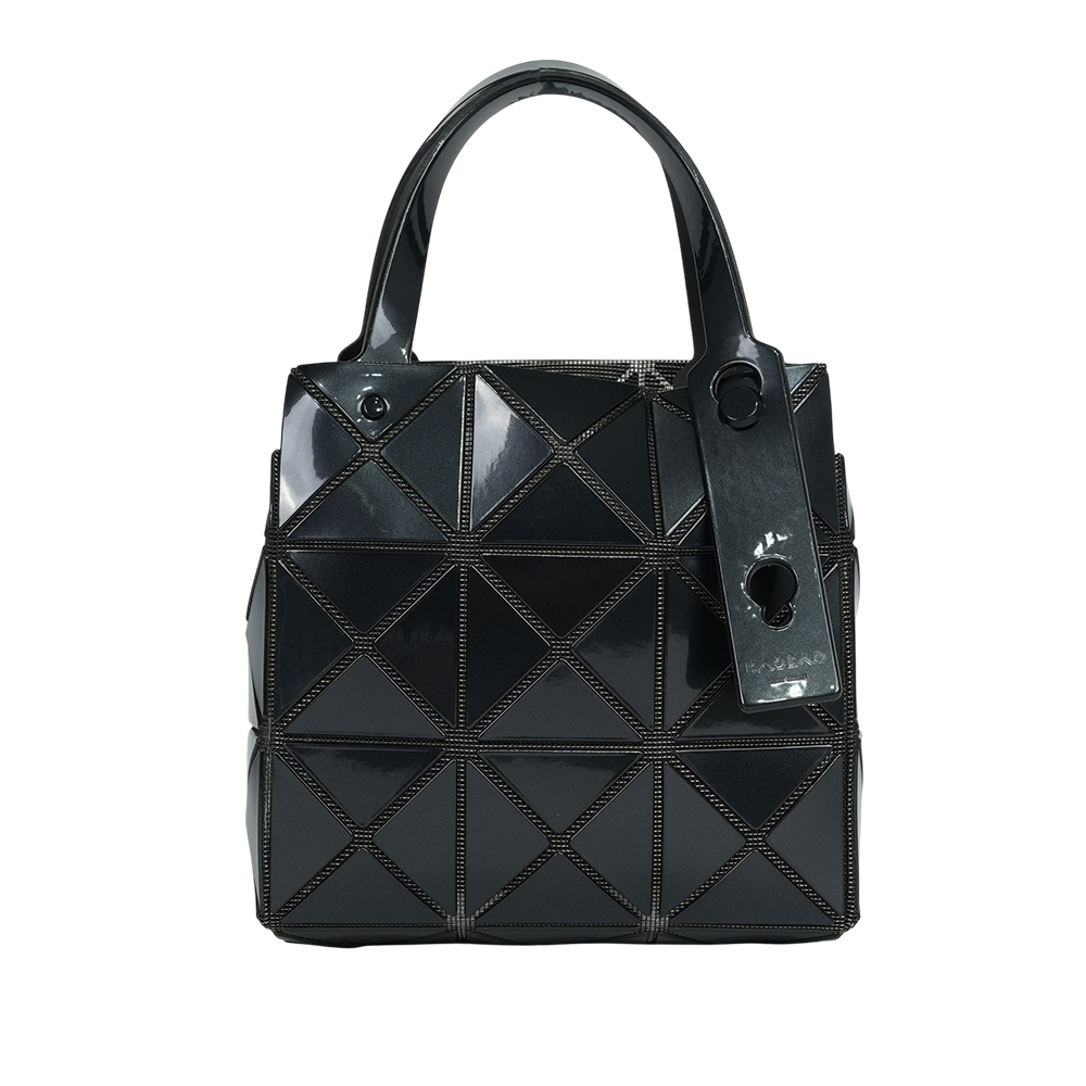 ISSEY MIYAKE BAO BAO CARAT 3X3 亮面手提小方盒/黑色, , large