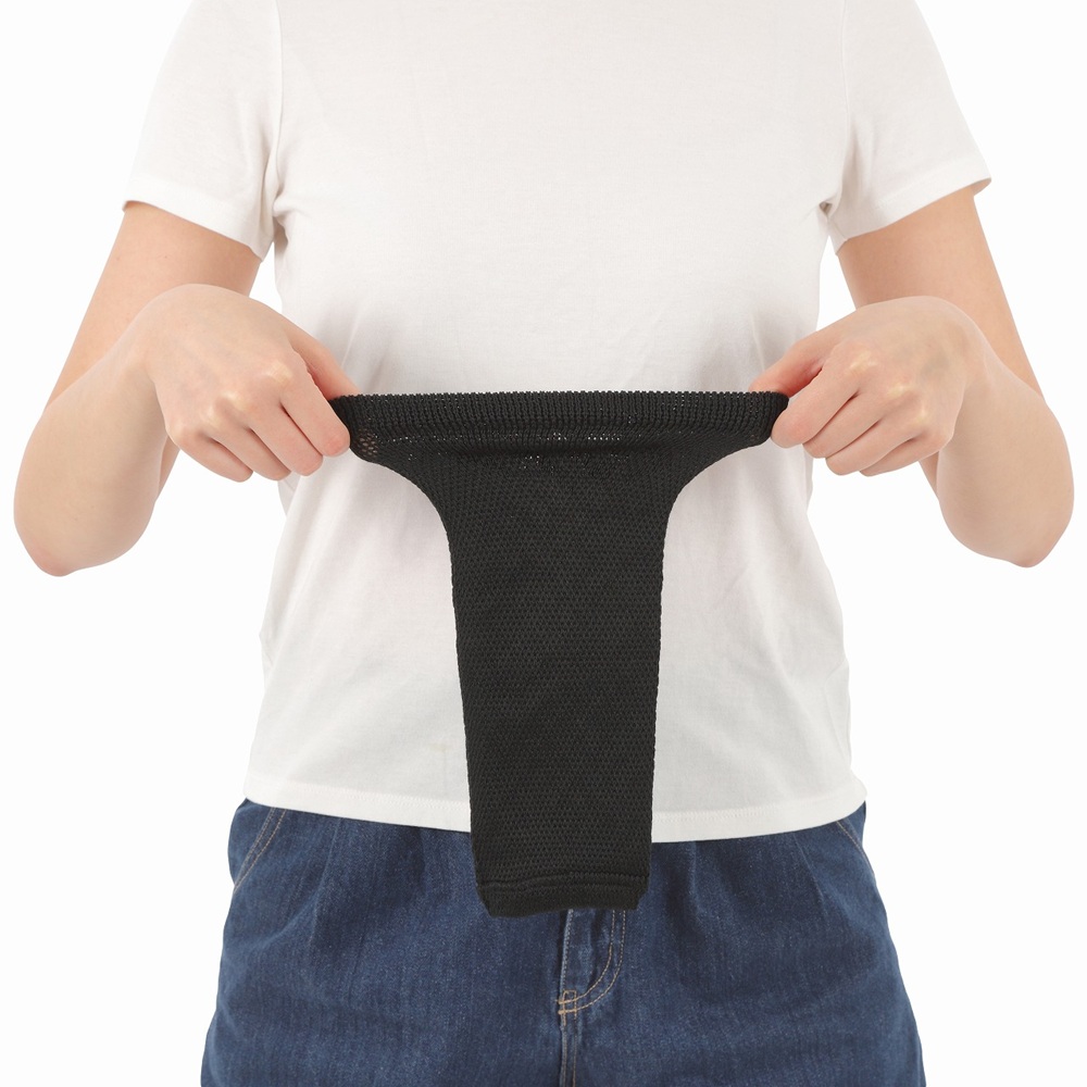 [佑全保健藥妝]PeaceEight 美舒護具 小腿用 (COOL涼感黑色) 1雙入/盒, , large