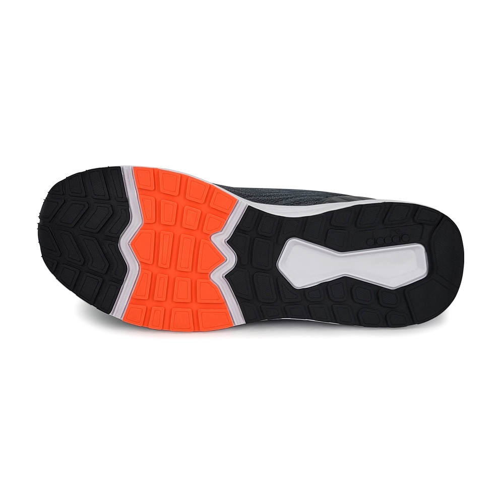 DIADORA迪亞多那 輕量寬楦慢跑男鞋 男運動鞋 高腳背 反光 透氣 緹花網布 吸震 回彈 減壓 緩震 防滑 黑 灰, 灰,27, large