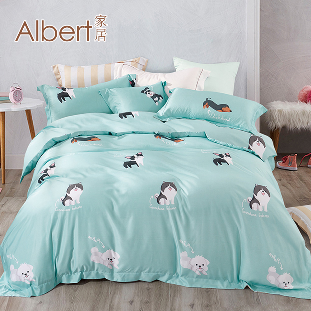 【Albert bedding】50%TPrint_BedSET_AB-Double, , large