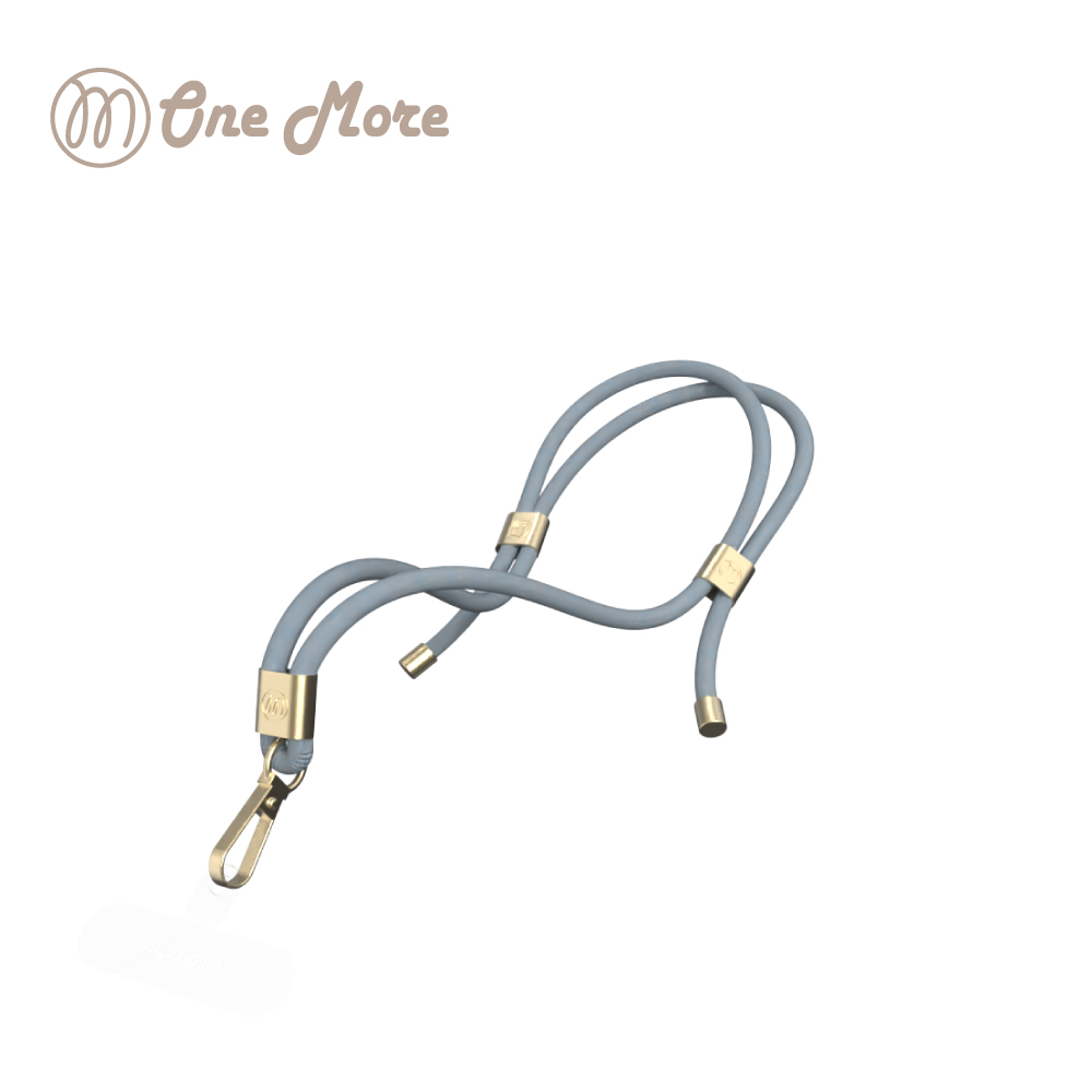 [OneMore Co., Ltd.] OneMore Brand Customized Phone Lanyard Strap Set - Mist Blue, , large