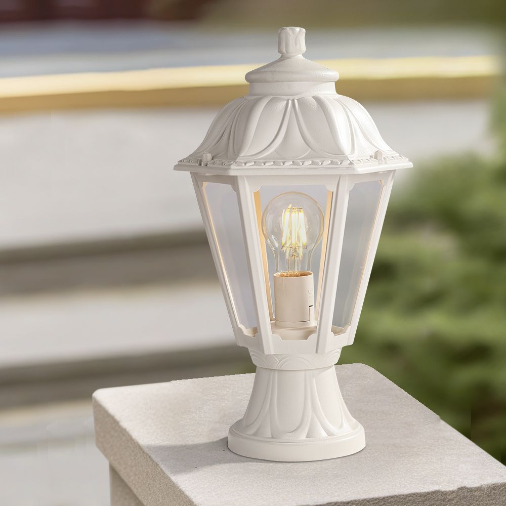 【卡米達】E27戶外柱頭燈(CA1031SWH), , large