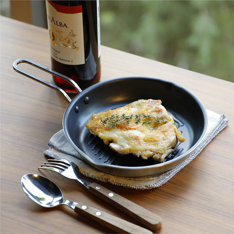 GRILL PAN ROUND 19CM, , large
