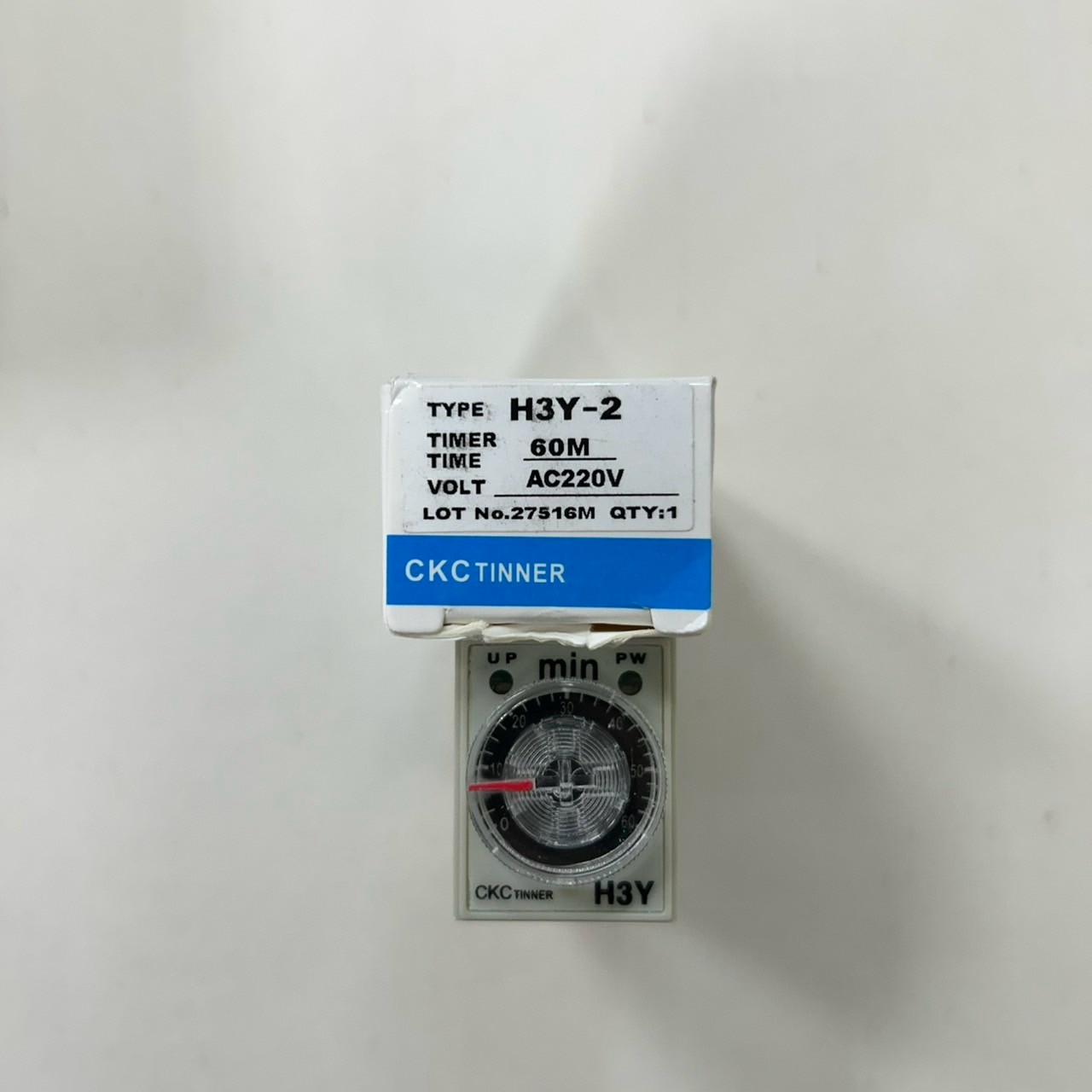時間繼電器8腳2開2閉AC220V-0-60分, , large