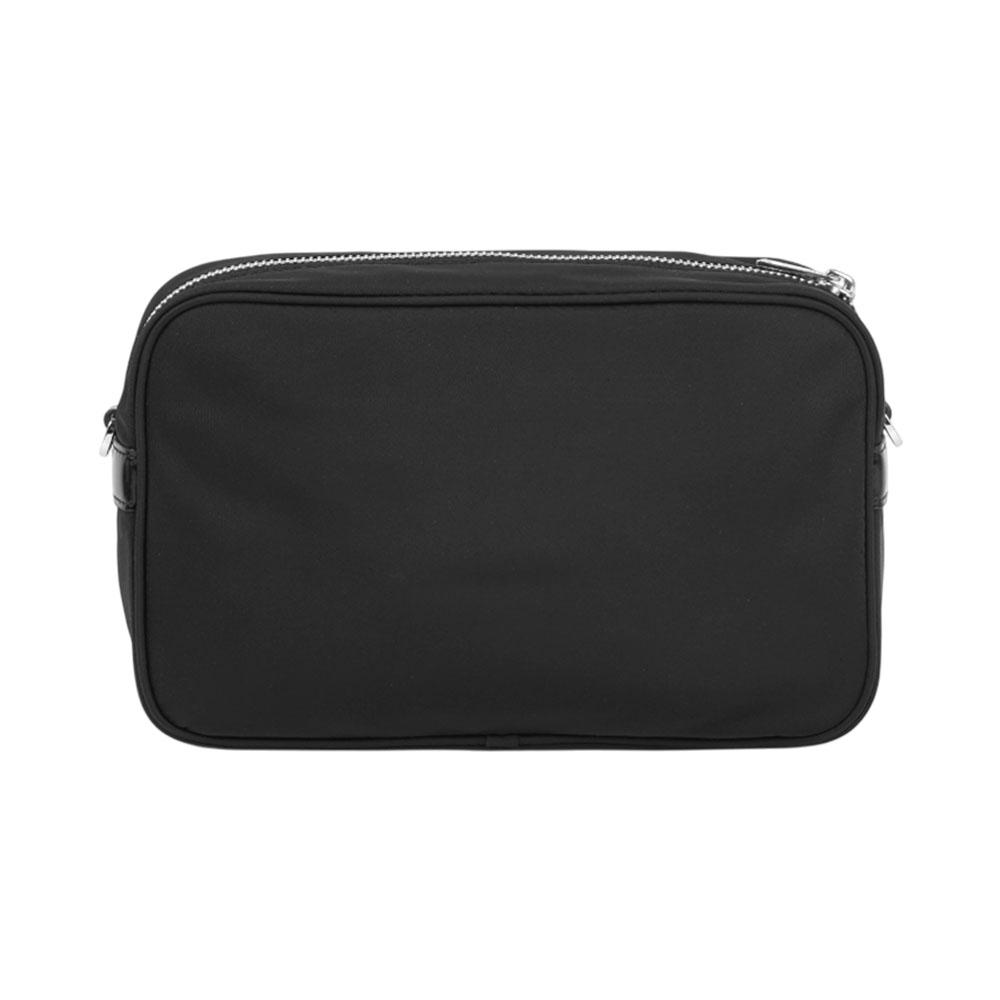 TORY BURCH Virginia 再生尼龍附小袋拉鍊斜背包(黑色), , large